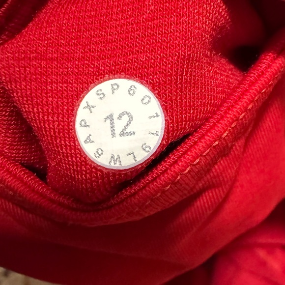 Lululemon All The Right Places Crop II *23", Dark Red | Sz 12 - Picture 4 of 9